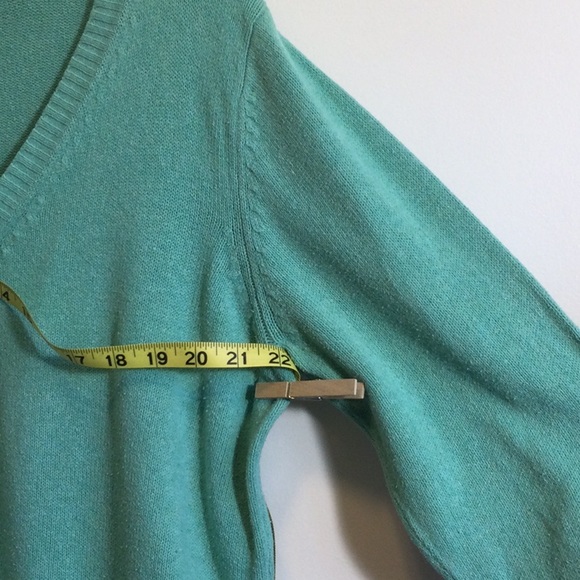 Old Navy Turquoise V-Neck Sweater, size XXL - Picture 6 of 7